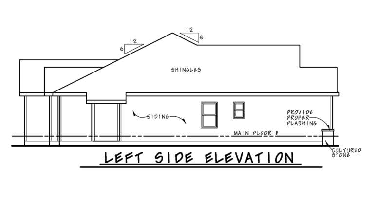 Craftsman House Plan #402-01499 Elevation Photo