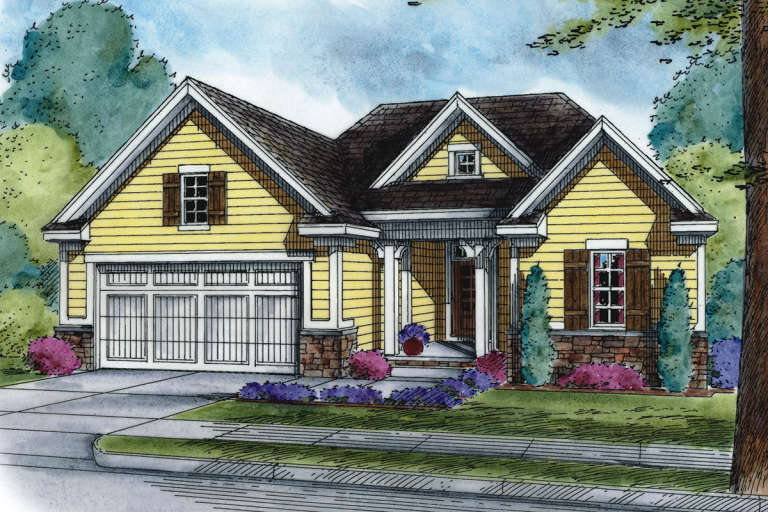 House Plan House Plan #18974 Front Elevation
