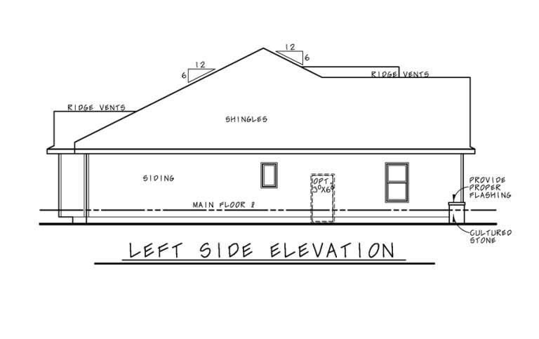 Craftsman House Plan #402-01500 Elevation Photo