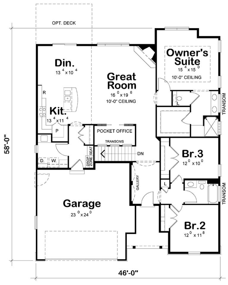 House Plan House Plan #18974 Drawing 1