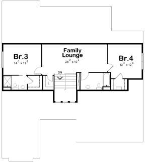 Second Floor for House Plan #402-01503