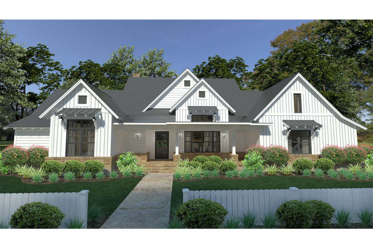 Modern Farmhouse House Plan #9401-00094 Elevation Photo