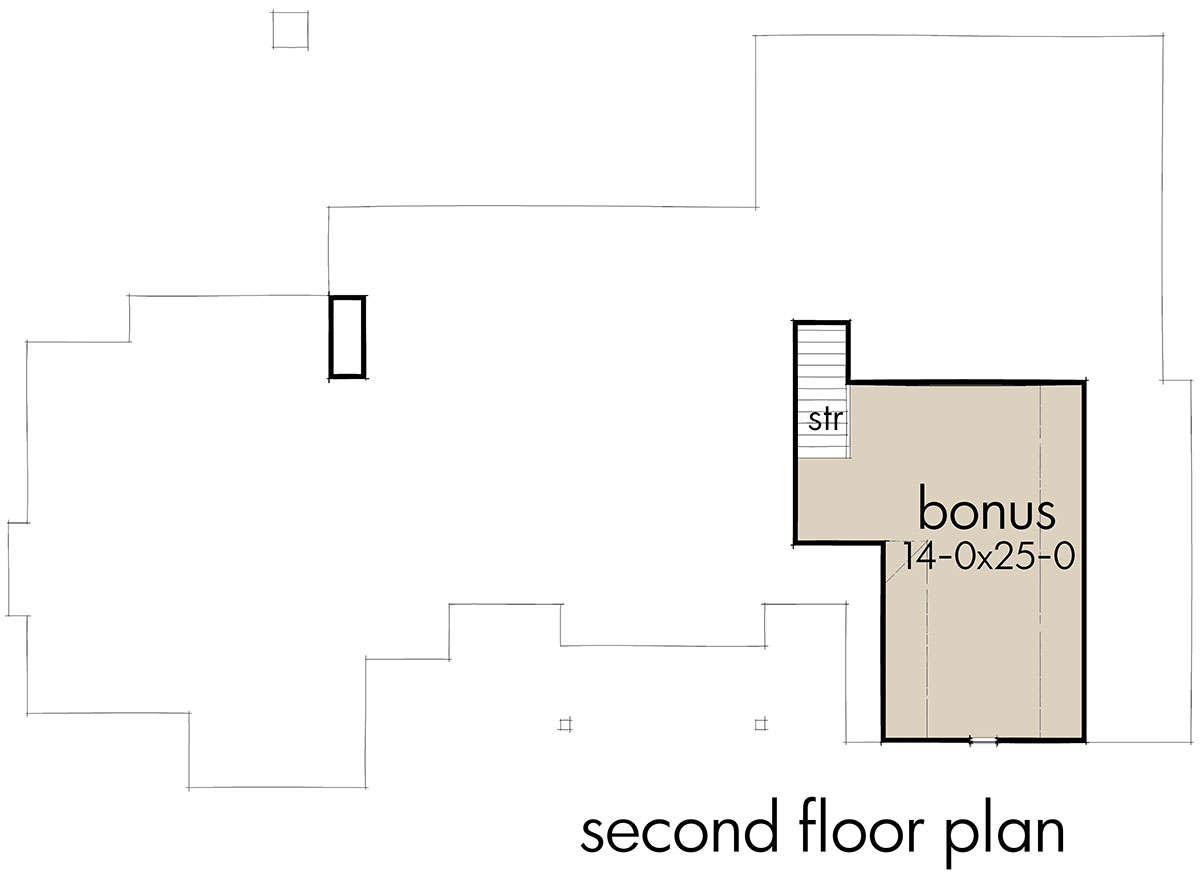 Bonus Room for House Plan #9401-00094