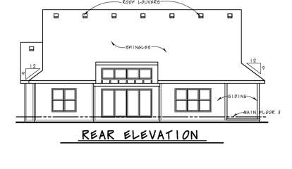 Craftsman House Plan #402-01507 Elevation Photo