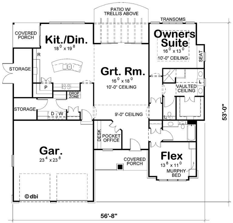 House Plan House Plan #18982 Drawing 1
