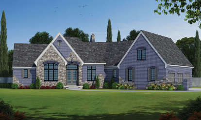 4 Bed, 3 Bath, 3942 Square Foot House Plan - #402-01510