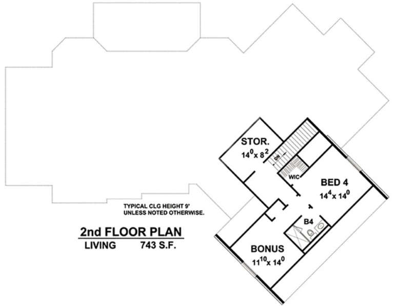 House Plan House Plan #18986 Drawing 2