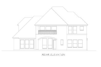 Luxury House Plan #5445-00279 Elevation Photo