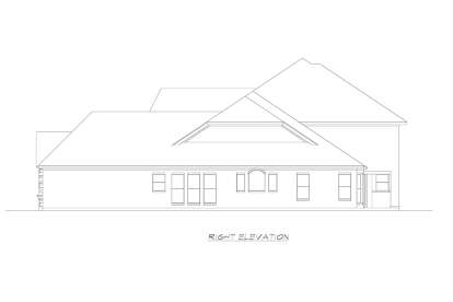 Luxury House Plan #5445-00279 Elevation Photo