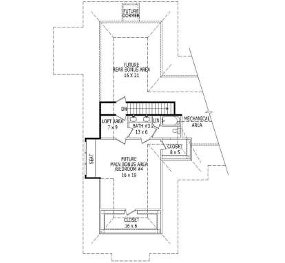Second Floor for House Plan #940-00075