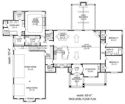 First Floor for House Plan #940-00076