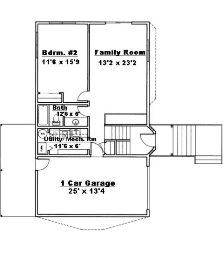 House Plan House Plan #1900 Drawing 1
