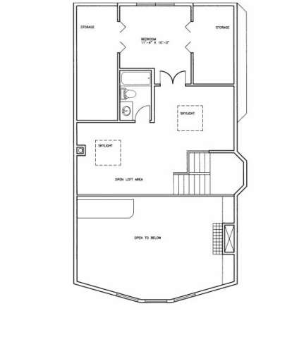 Third Floor for House Plan #039-00487
