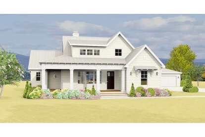 Farmhouse House Plan #3125-00020 Elevation Photo