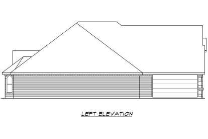 European House Plan #5445-00292 Elevation Photo