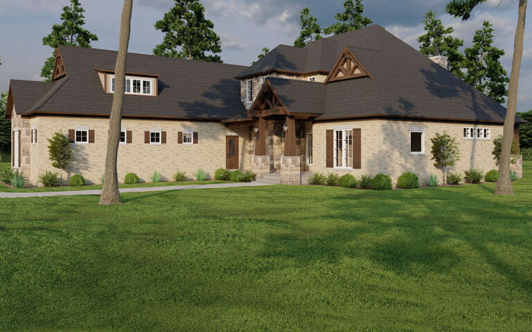 Craftsman House Plan #110-01055 Elevation Photo