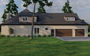 Craftsman House Plan #110-01055 Elevation Photo