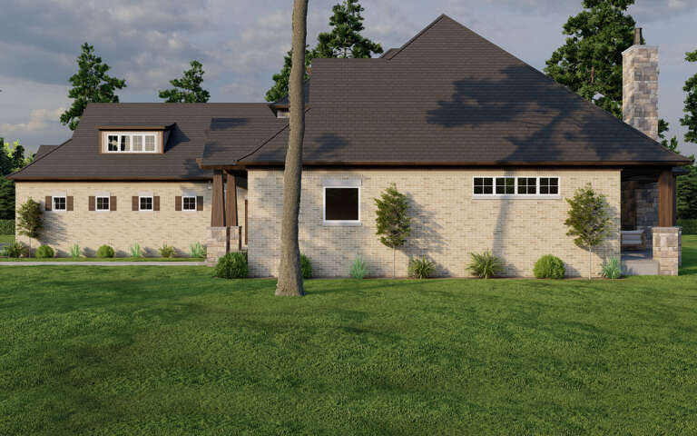 Craftsman House Plan #110-01055 Elevation Photo