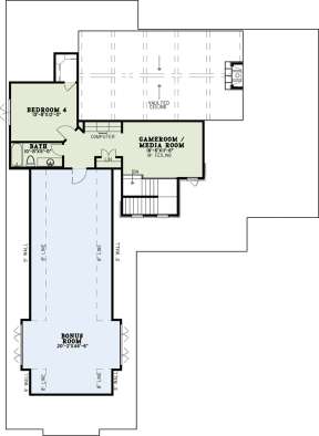 Floorplan 2 for House Plan #110-01055