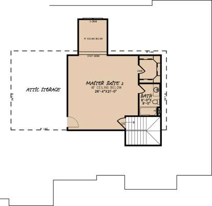 Second Floor for House Plan #8318-00070