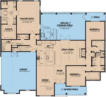 Main Floor for House Plan #8318-00071