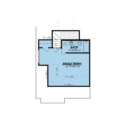 Bonus Room for House Plan #8318-00071