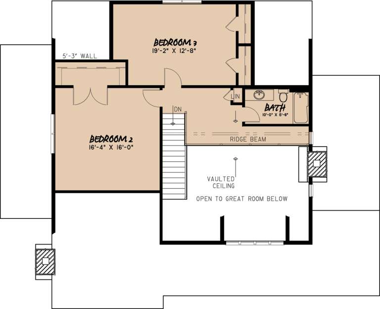 House Plan House Plan #19013 Drawing 2
