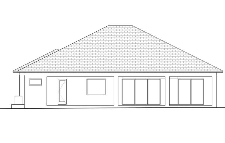 Florida House Plan #207-00062 Elevation Photo