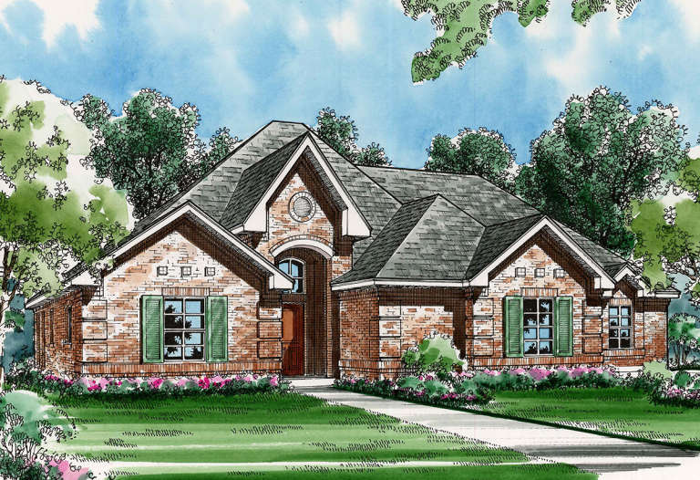 House Plan House Plan #19020 Front Elevation