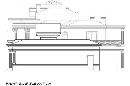 Luxury House Plan #5445-00294 Elevation Photo