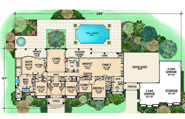 House Plan House Plan #19021 Drawing 1