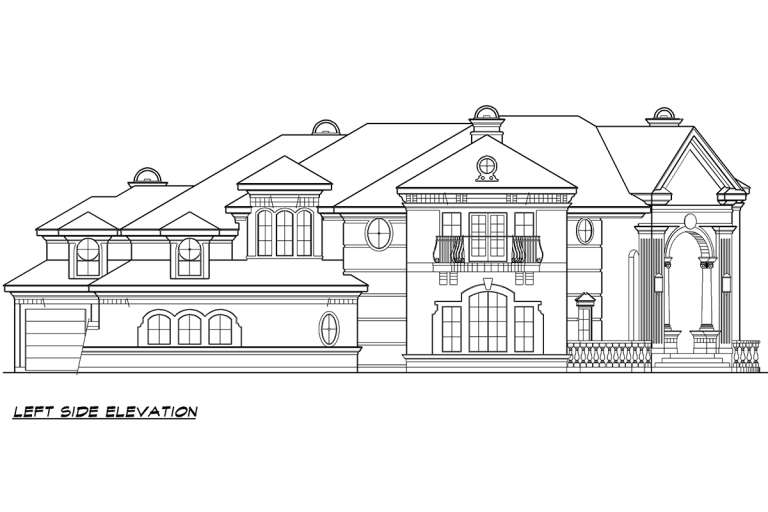 Luxury House Plan #5445-00295 Additional Photo