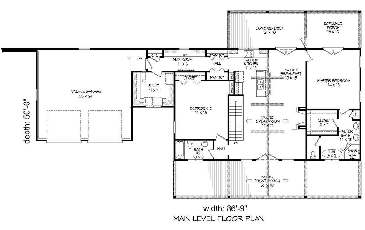 Main Floor for House Plan #940-00079