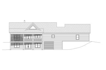 Vacation House Plan #940-00080 Elevation Photo