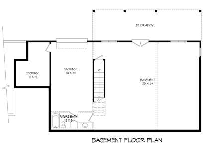 Basement  for House Plan #940-00080