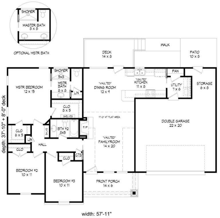 House Plan House Plan #19028 Drawing 1