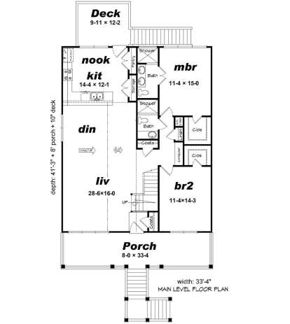 First Floor for House Plan #940-00082