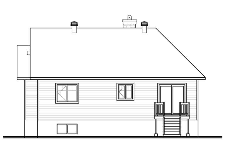 Craftsman House Plan #034-01138 Elevation Photo