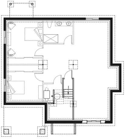 Basement  for House Plan #034-01138