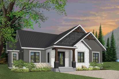 Craftsman House Plan #034-01139 Elevation Photo