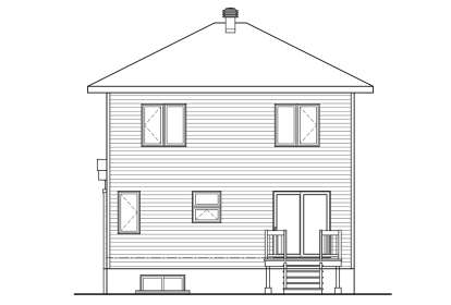 Modern House Plan #034-01140 Elevation Photo