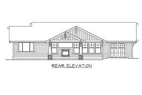 Craftsman House Plan #341-00304 Elevation Photo