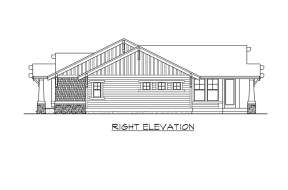 Craftsman House Plan #341-00304 Elevation Photo