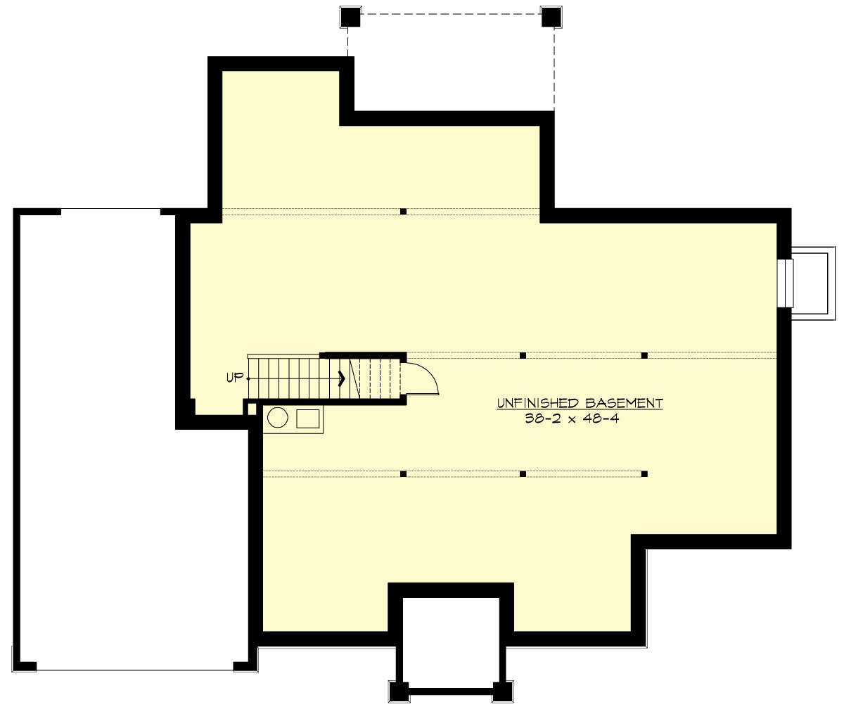 Basement  for House Plan #341-00304