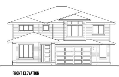 Prairie House Plan #9488-00001 Elevation Photo