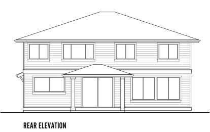 Prairie House Plan #9488-00001 Elevation Photo