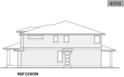 Prairie House Plan #9488-00001 Elevation Photo