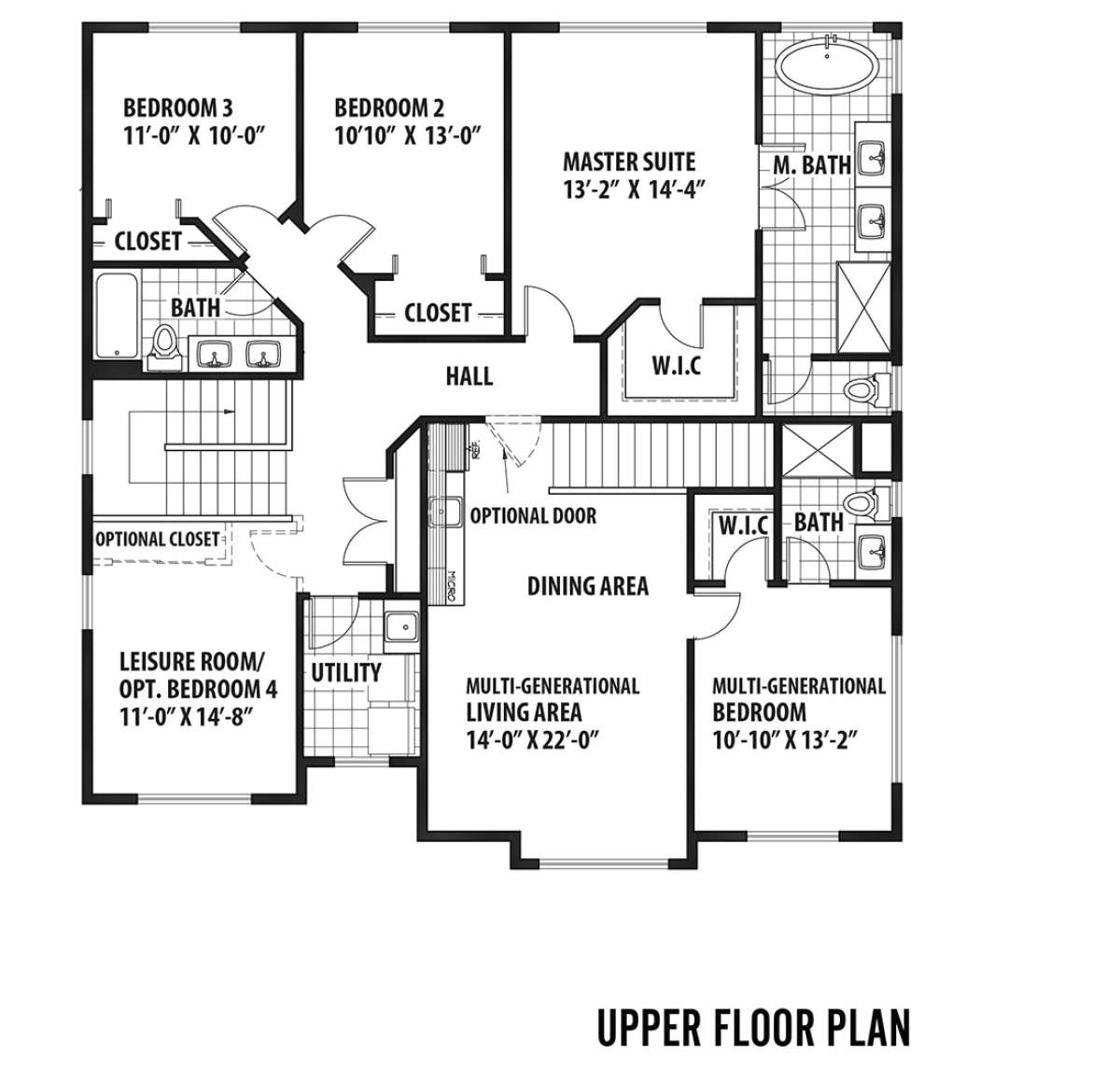 Second Floor for House Plan #9488-00001