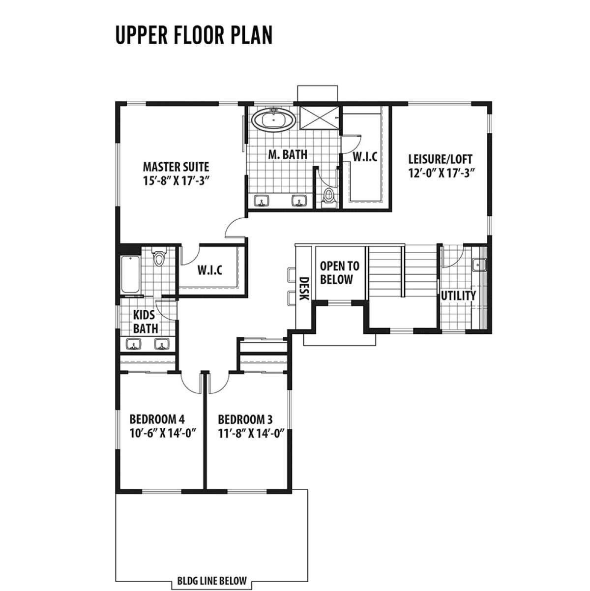 Second Floor for House Plan #9488-00003