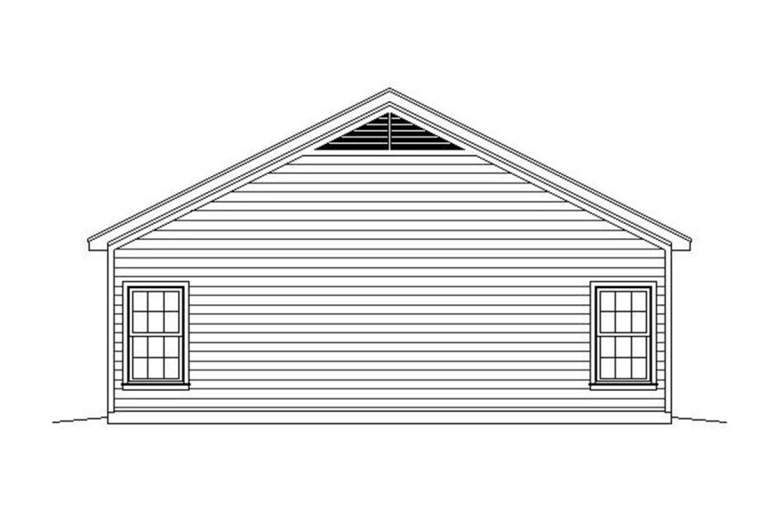 Narrow Lot House Plan #940-00088 Elevation Photo